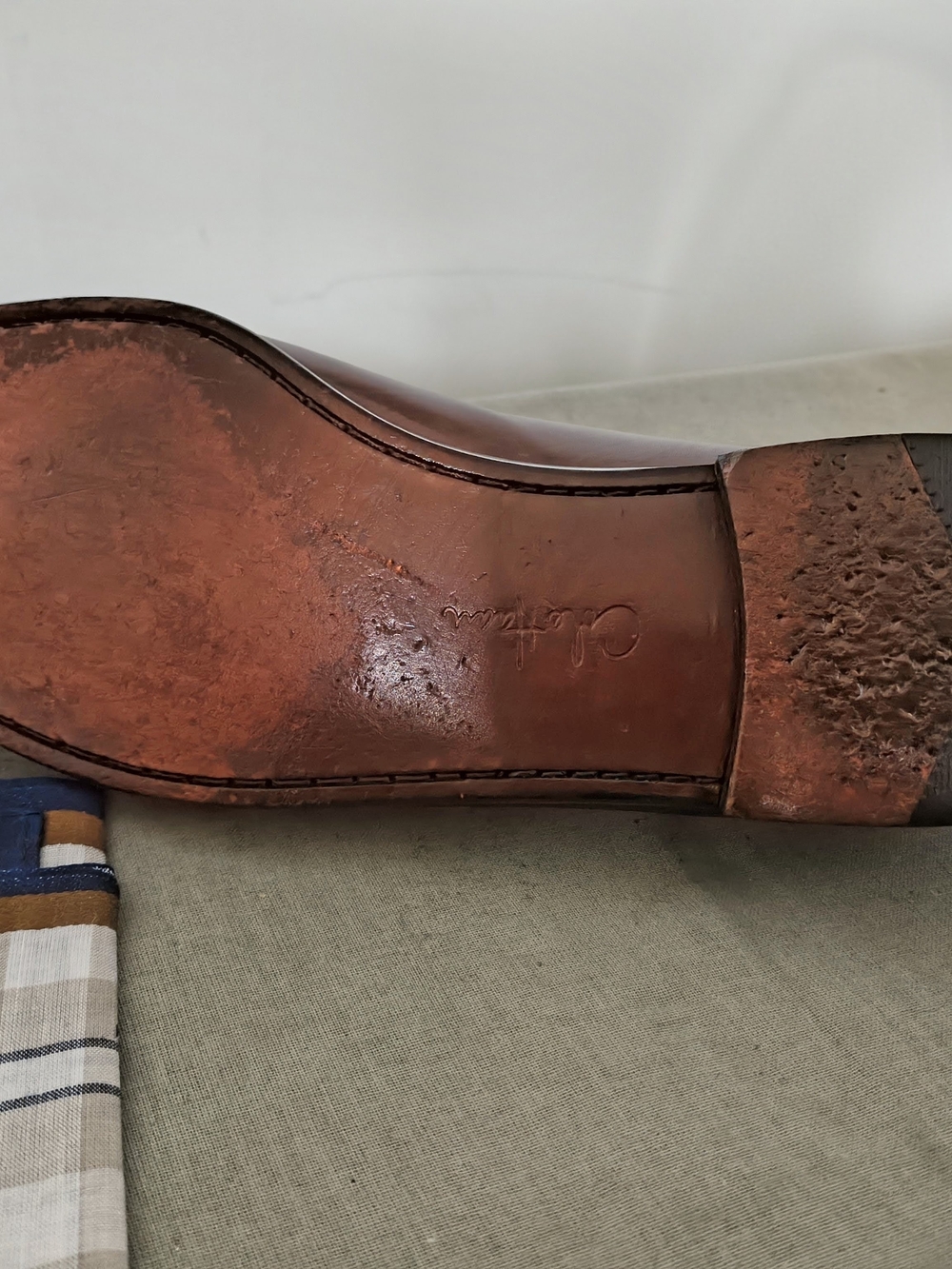 Cole-Haan Men's Brown Leather Horsebit Handcrafted Loafers - Picture 7 of 8